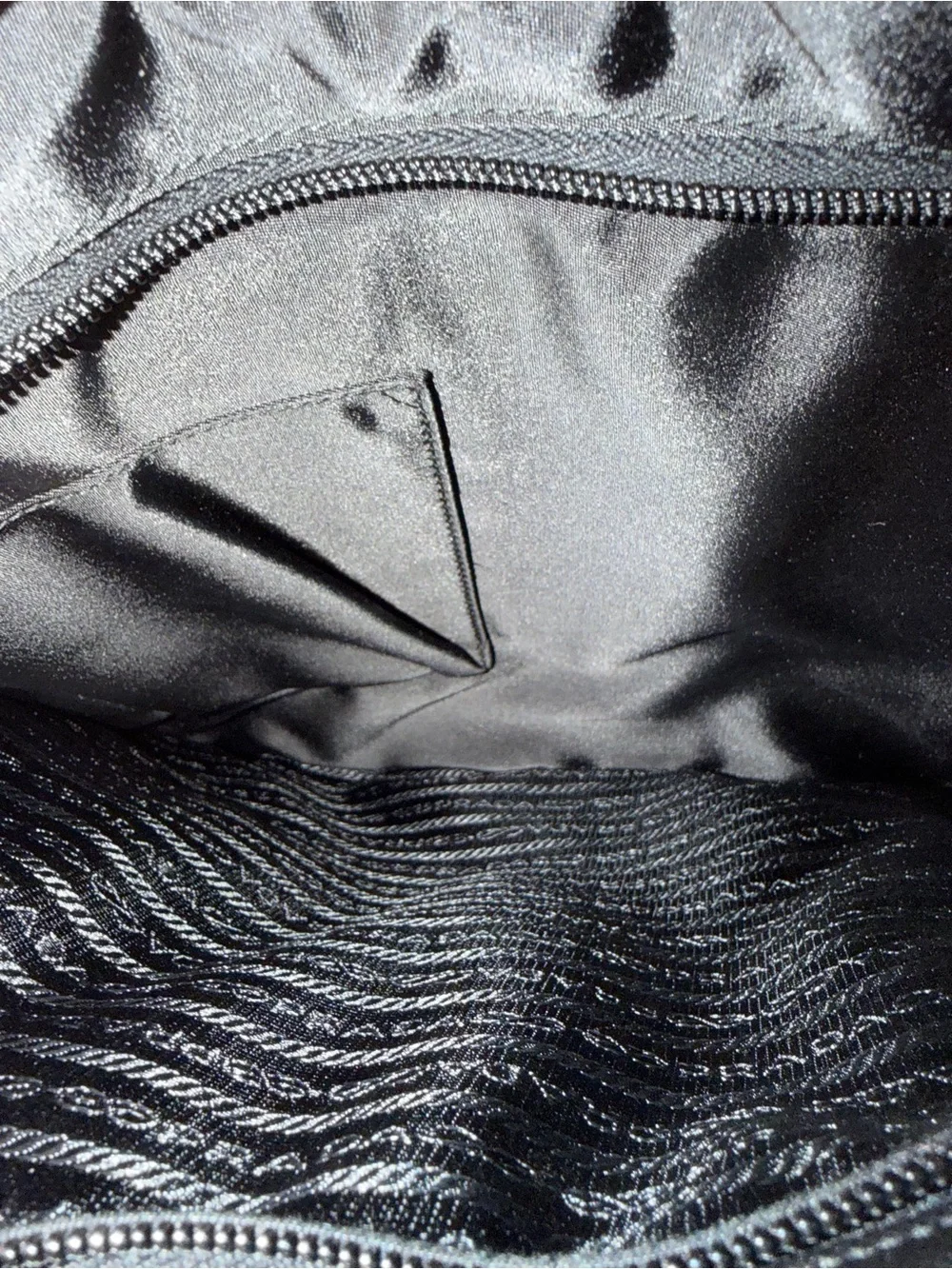 Prada Black Nylon Messenger Satchel, never used